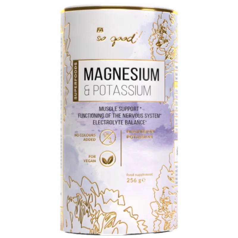 Magnesium & Potassium with Stevia | So Good! Series (50 дози) / 256 грама