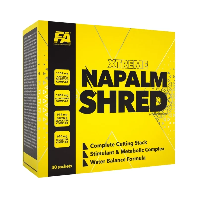 Xtreme Napalm Shred | Complete Cutting Stack (30 дози) / 30 Пакета - FA Nutrition