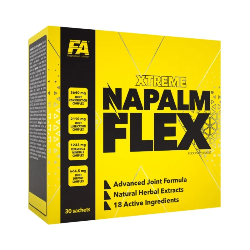 Xtreme Napalm Flex | Advanced Joint Formula (30 дози) / 30 Пакета - FA Nutrition