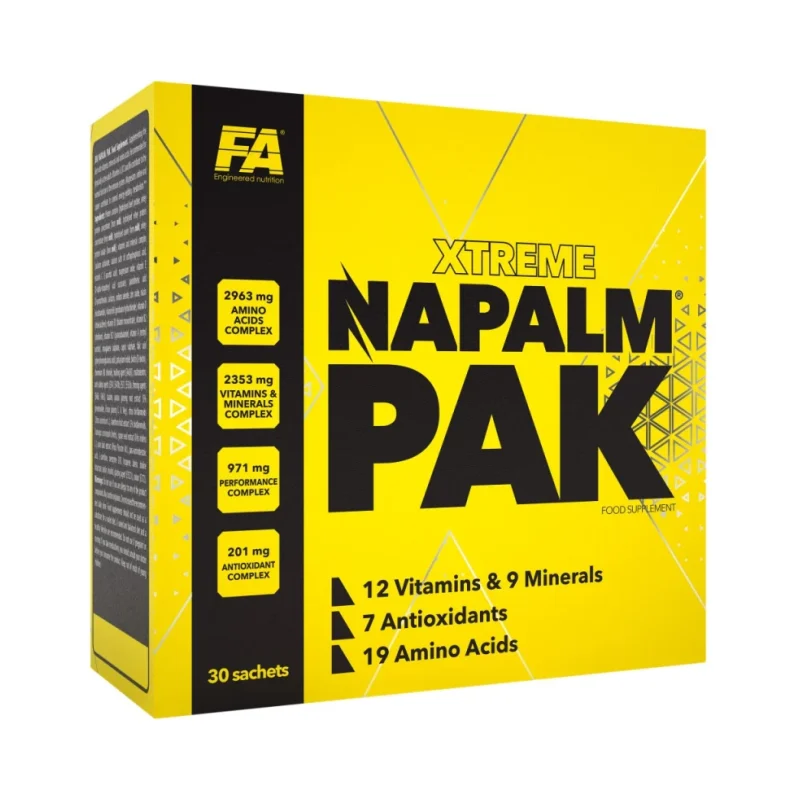 Xtreme Napalm Pak | Complete Vitamins, Minerals and Antioxidant Formula (30 дози) / 30 Пакета - FA Nutrition