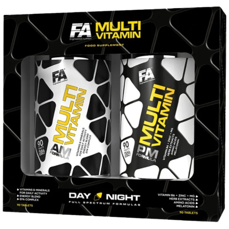 Multivitamin AM & PM Formula (30 дози) / 2 x 90 Таблетки