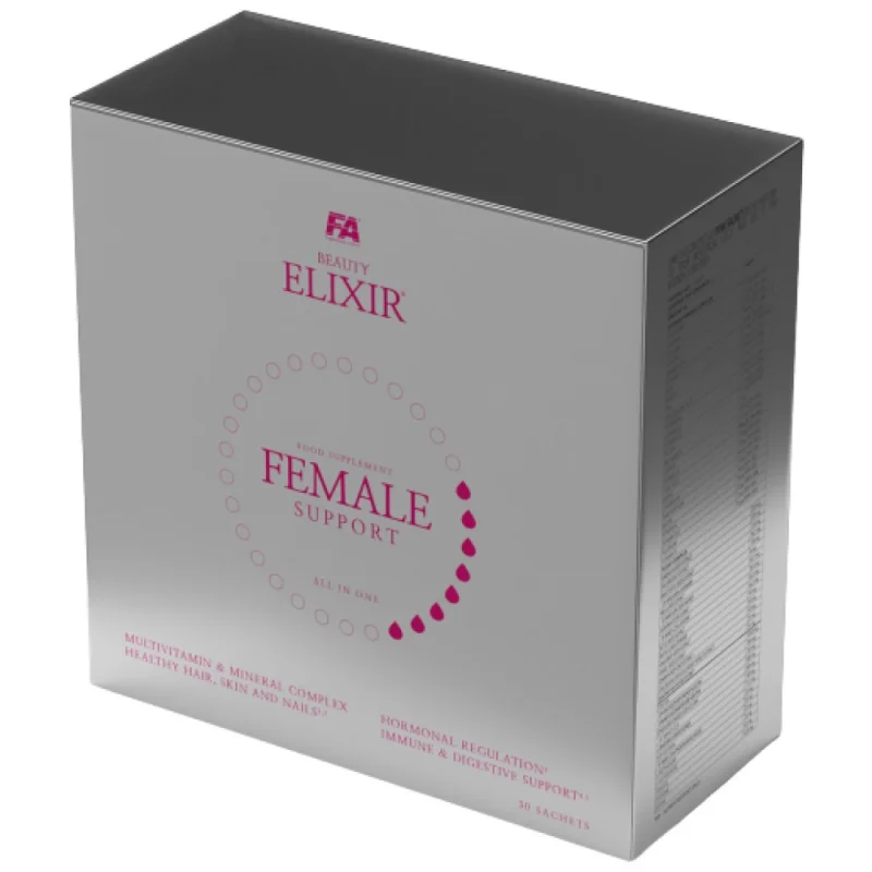 Beauty Elixir - Female Support | Complete Multivitamin Formula for Menstrual Cycle Days (30 дози) / 22 + 8 Пакета
