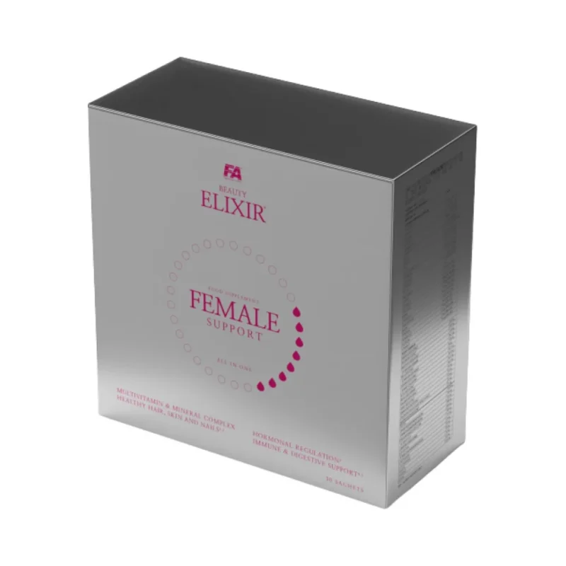 Beauty Elixir - Female Support | Complete Multivitamin Formula for Menstrual Cycle Days (30 дози) / 22 + 8 Пакета - FA Nutrition