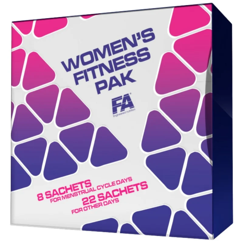 Women's Fitness Pak | Complete Multivitamin Formula for Menstrual Cycle Days (30 дози) / 22 + 8 Пакета