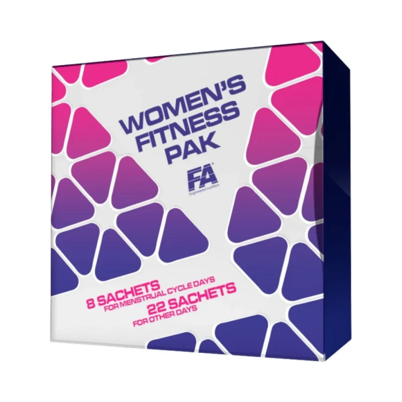 Women's Fitness Pak | Complete Multivitamin Formula for Menstrual Cycle Days (30 дози) / 22 + 8 Пакета - FA Nutrition
