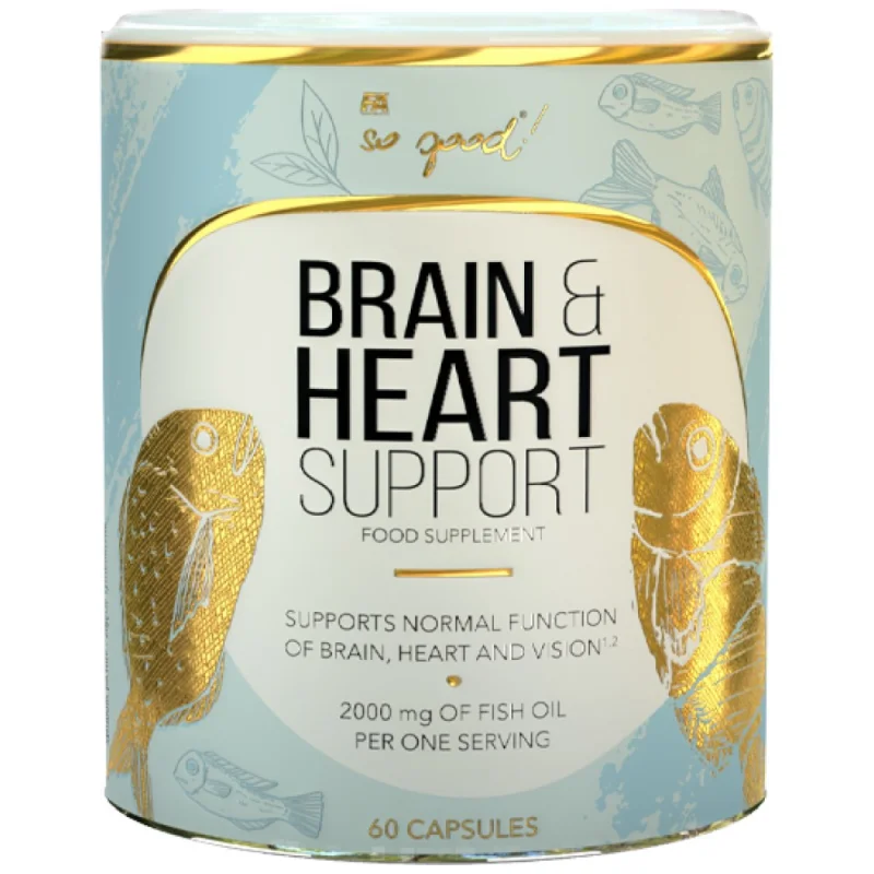 Brain & Heart Support Omega 3 | So Good! Series (30 дози) / 60 Гел капсули