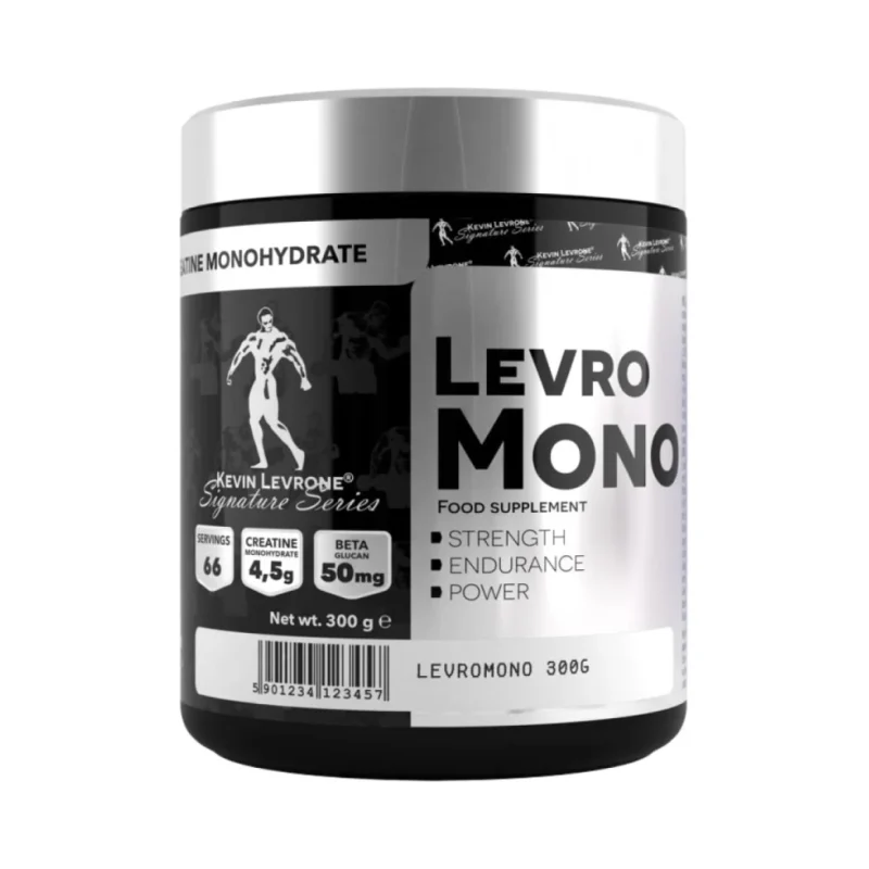 LevroMONO | Creatine Monohydrate Powder (67 дози) / 300 грама - Kevin Levrone