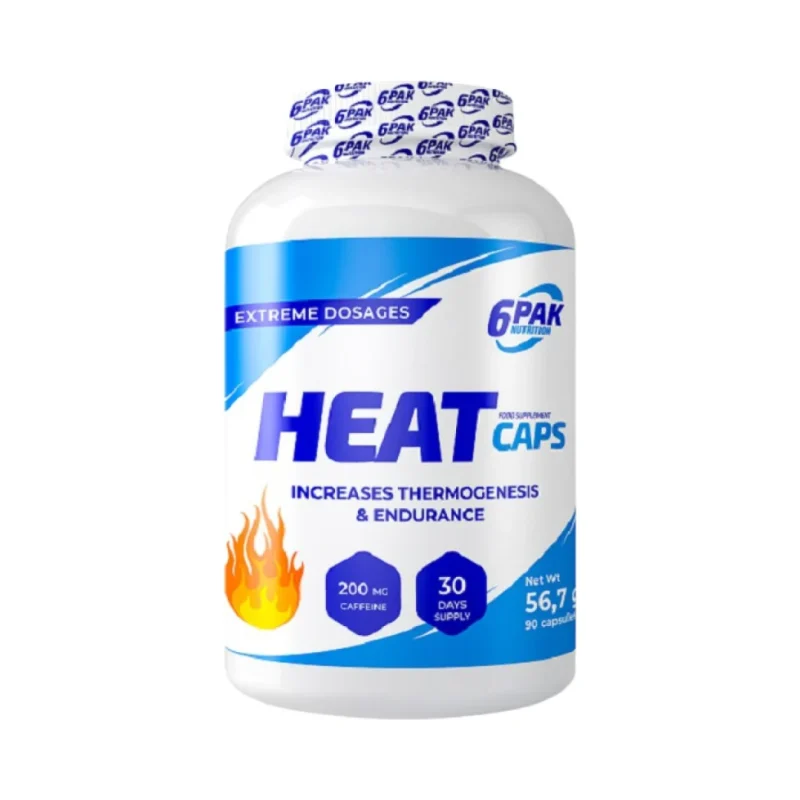 Heat Caps / 90 капсули, 30 дози - 6PAK Nutrition
