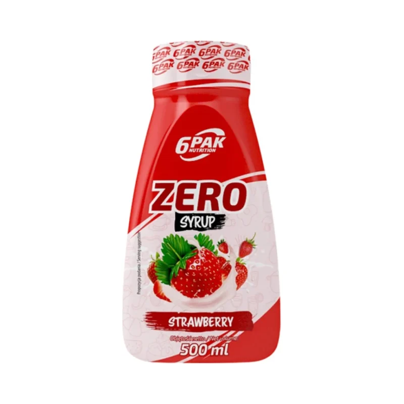 Syrup Zero - Strawberry / 500 мл - 6PAK Nutrition