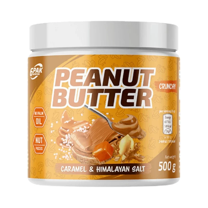 Peanut Butter - Caramel & Himalayan Salt / 500 грама - 6PAK Nutrition