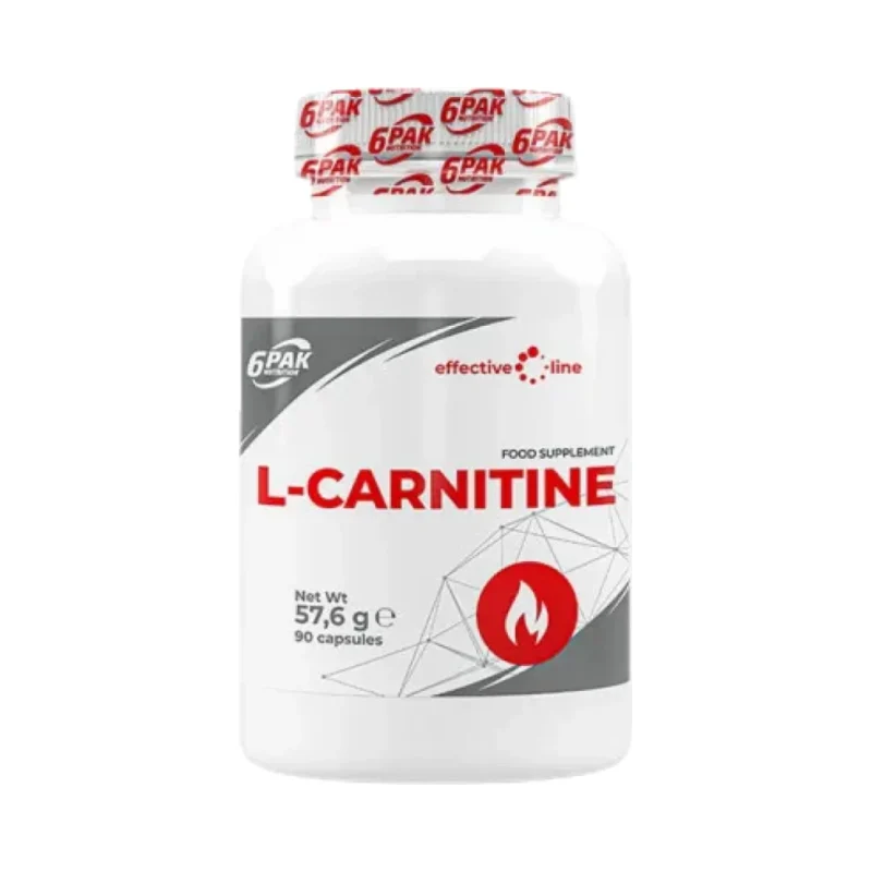 L-Carnitine 500 mg / 90 капсули, 90 дози - 6PAK Nutrition