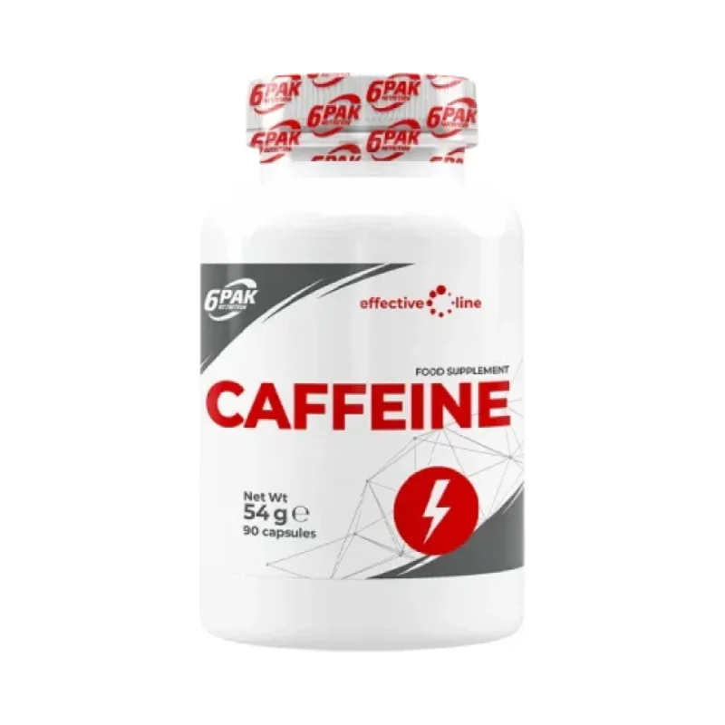 Caffeine 200 mg / 90 капсули, 90 дози - 6PAK Nutrition