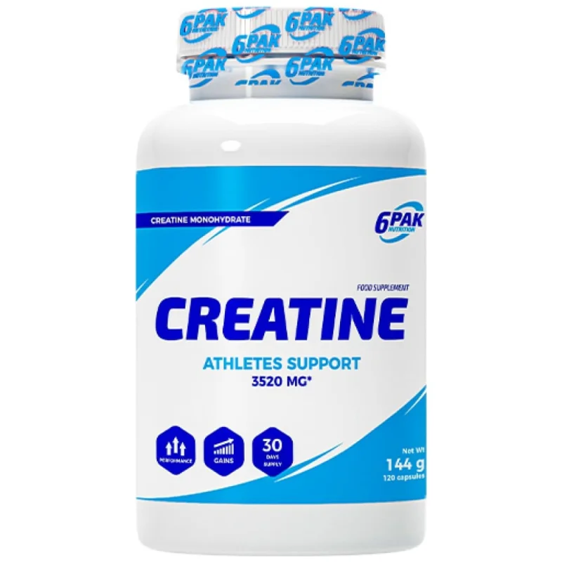 Creatine Monohydrate Caps / 120 капсули, 30 дози