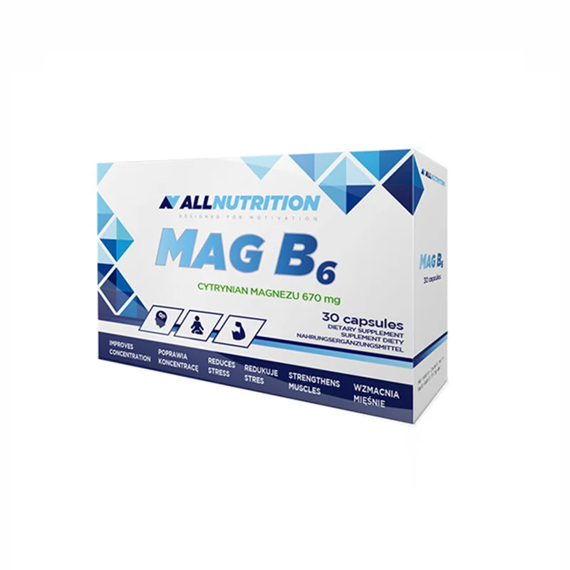 Mag B6 - Магнезий с Витамин B6, Разфасовка 30 caps