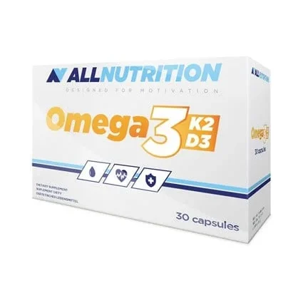 Omega 3 K2 D3 - Омега, Разфасовка 30 caps - Allnutrition