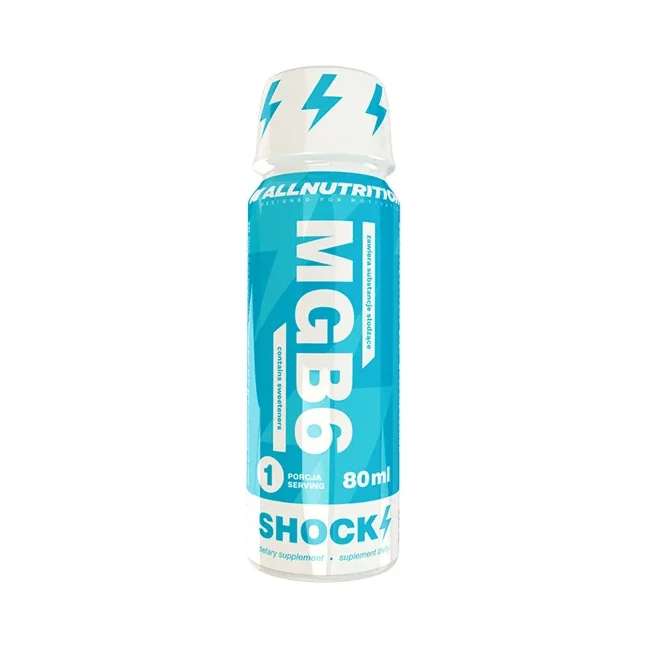 MgB6 Shock - Магнезий с Витамин B6, Разфасовка 80ml - Allnutrition