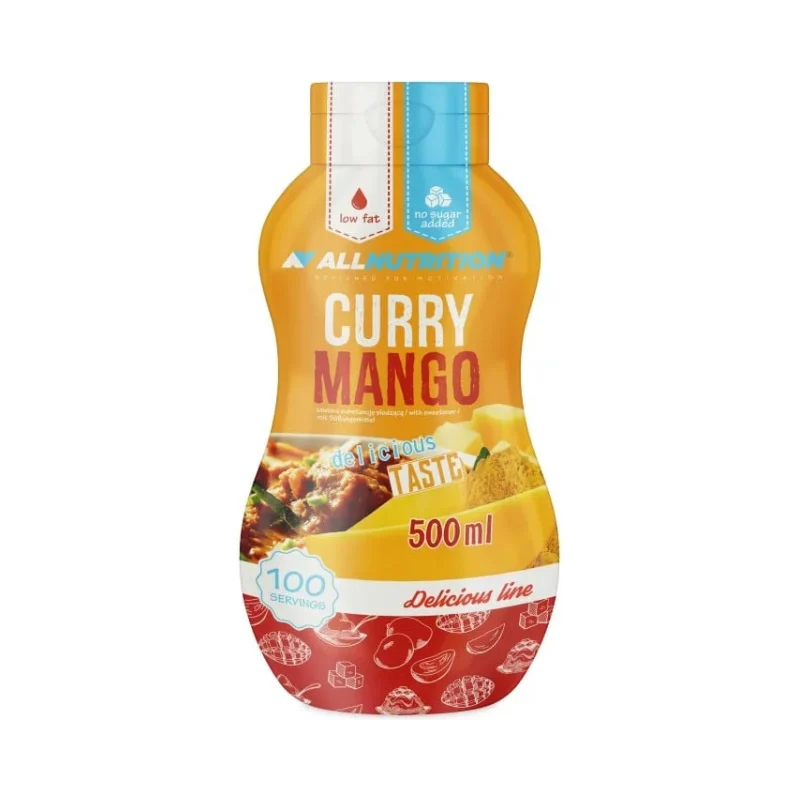 Sauce Curry Mango - Диетичен Сос, Разфасовка 500ml - Allnutrition