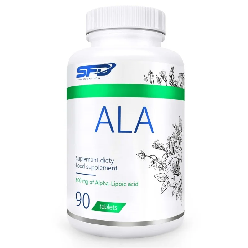 ALA - Alpha Lipoic Acid - Алфа Липоева Киселина, Разфасовка 90 tabs