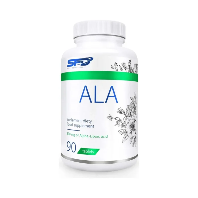 ALA - Alpha Lipoic Acid - Алфа Липоева Киселина, Разфасовка 90 tabs - SFD