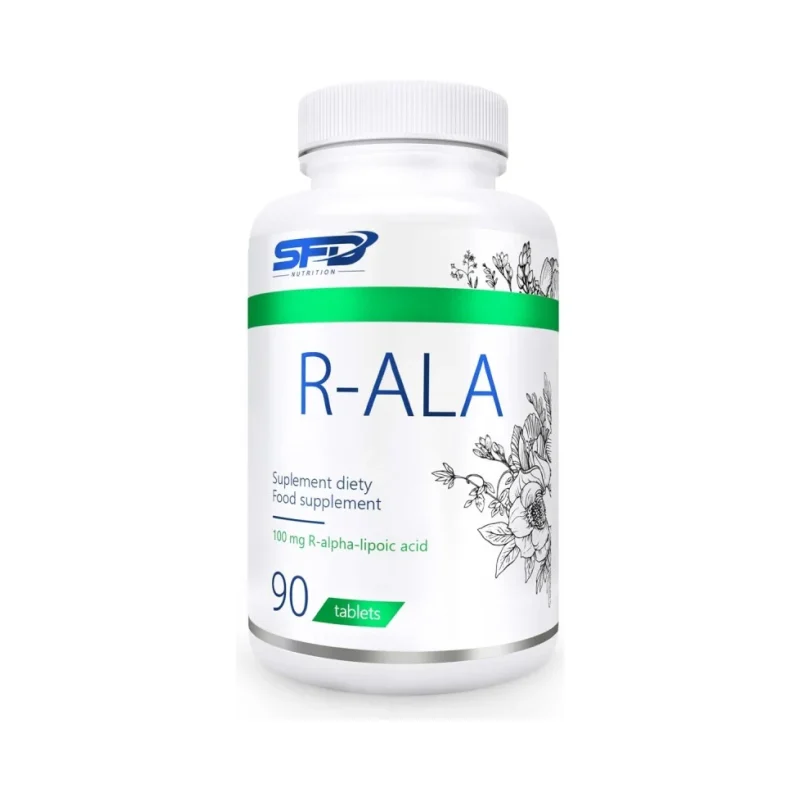 R-ALA - Alpha Lipoic Acid - Алфа Липоева Киселина, Разфасовка 90 caps - SFD