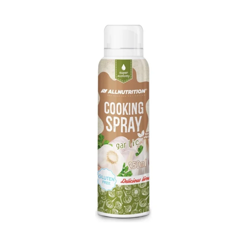 Cooking Spray - Garlic Oil - Спрей За Готвене - Allnutrition