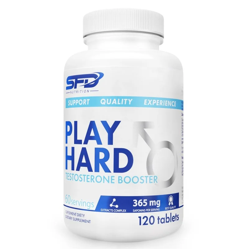 Play Hard Testosterone Booster - Тестостеронова Формула, Разфасовка 120 tabs