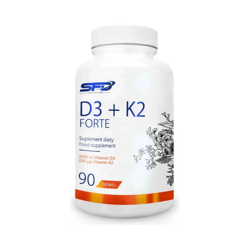 D3 + K2 Forte - Витамин D3 + K2, Разфасовка 90 tabs - SFD