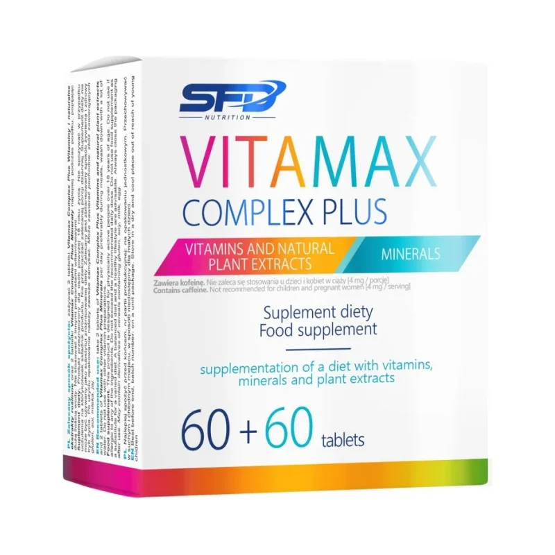 VitaMax Complex Plus - Мултивитамини, Разфасовка 60 + 60 tabs - SFD