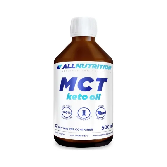 MCT Keto Oil - Средноверижни триглицериди, Разфасовка 500ml - Allnutrition