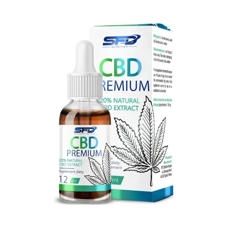 CBD Premium Natural Extract 20%, Разфасовка 12ml - SFD