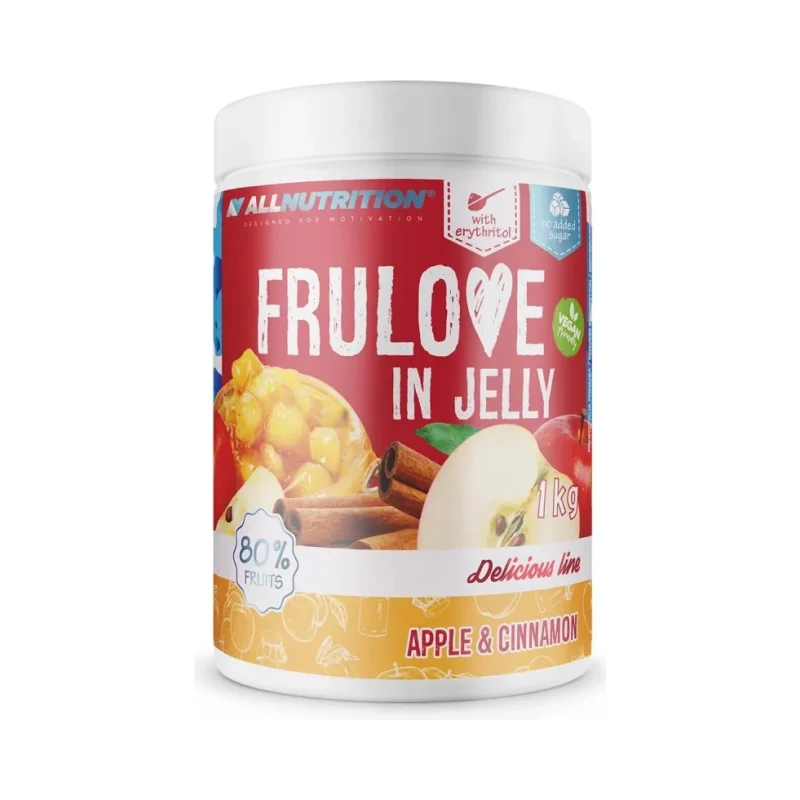 FruLove - Apple & Cinnamon - Диетичен Конфитюр, Разфасовка 1kg - Allnutrition