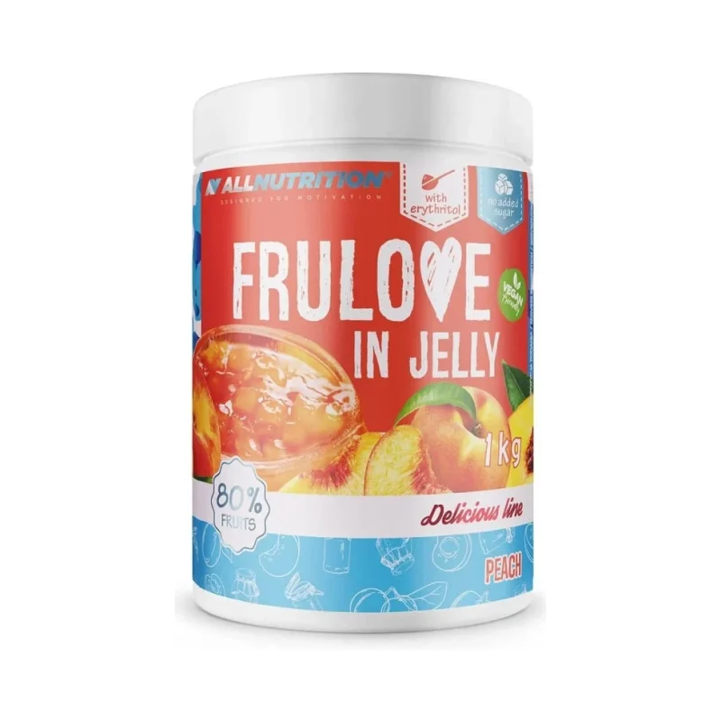 FruLove - Peach - Диетичен Конфитюр, Разфасовка 1kg - Allnutrition