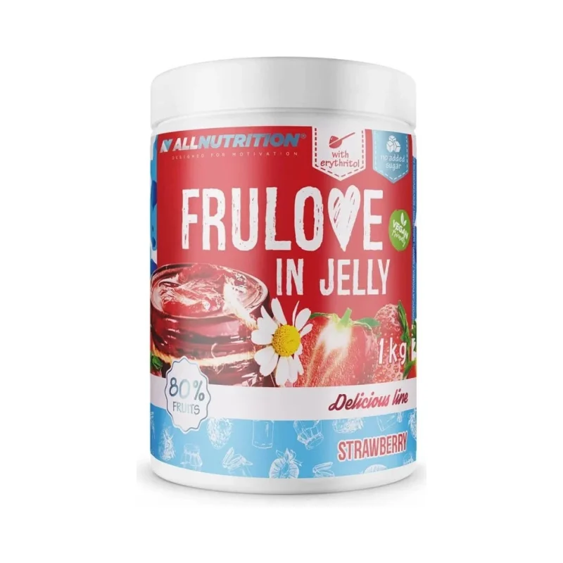 FruLove - Strawberry - Диетичен Конфитюр, Разфасовка 1kg - Allnutrition