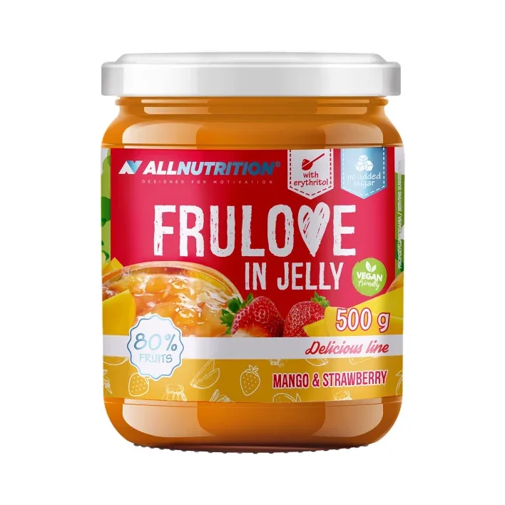 FruLove In Jelly - Mango & Strawberry - Диетичен Конфитюр - Allnutrition