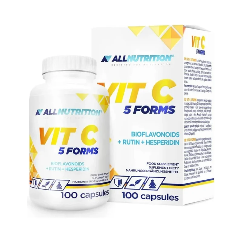 Vitamin C 5 Forms - Витамин C, Разфасовка 100 caps - Allnutrition