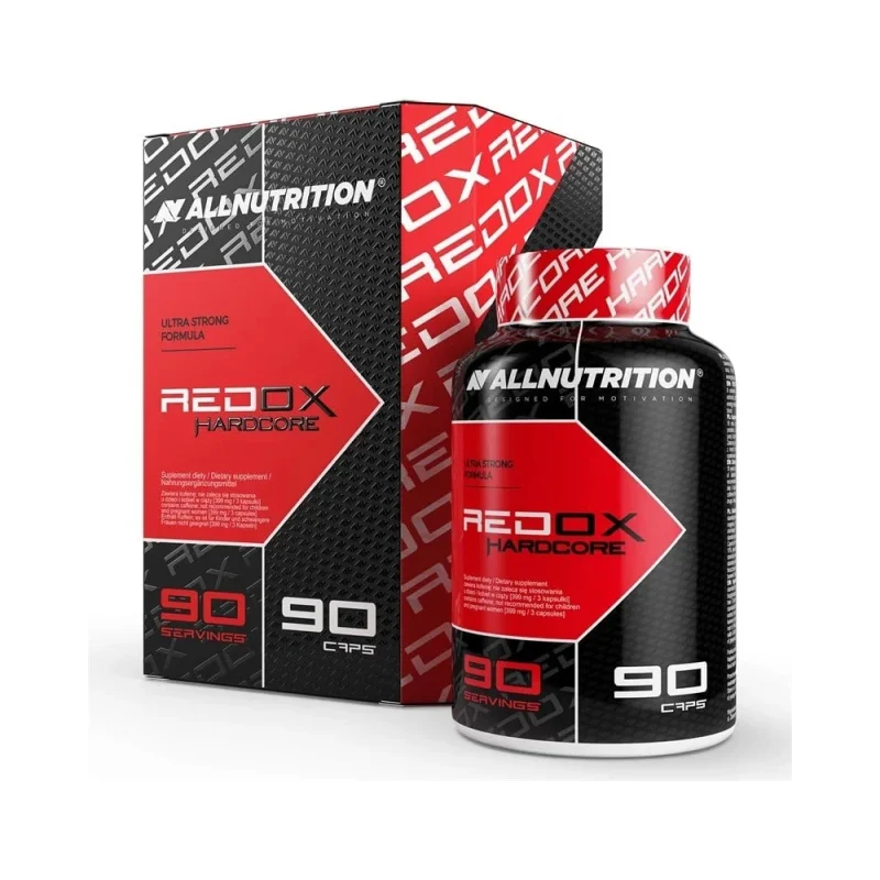 Redox Hardcore - Термогенен Фет Бърнър + Подарък Fat Caliper, Разфасовка 90 caps - Allnutrition