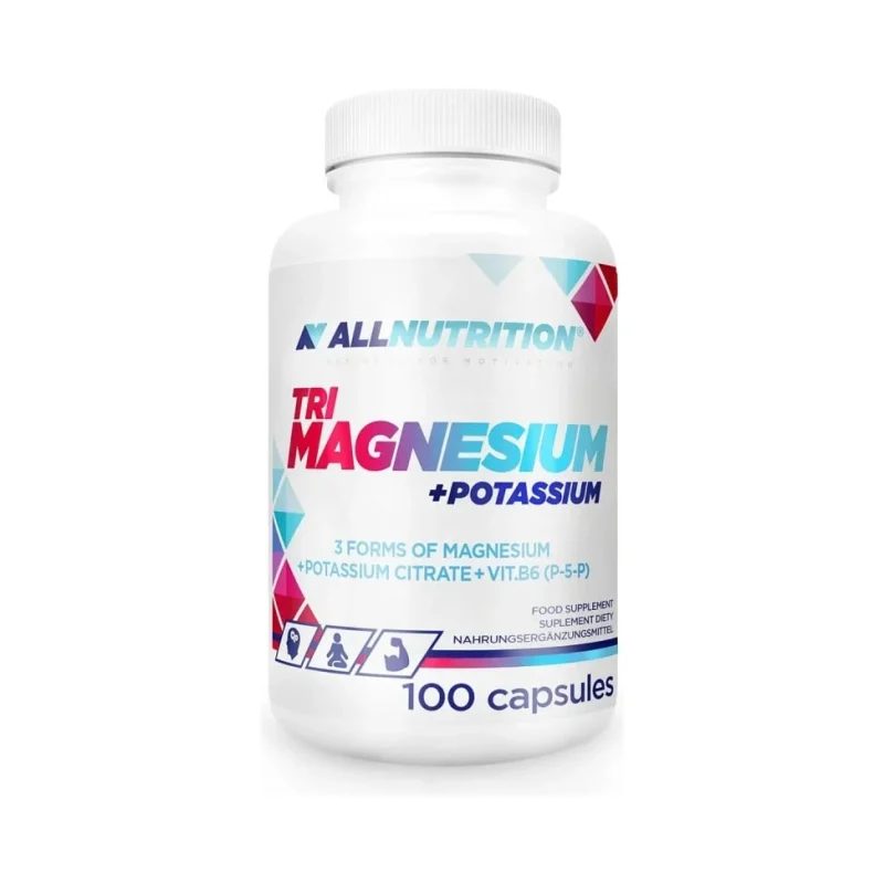 Tri Magnesium + Potassium - Магнезий + Калий, Разфасовка 100 caps - Allnutrition
