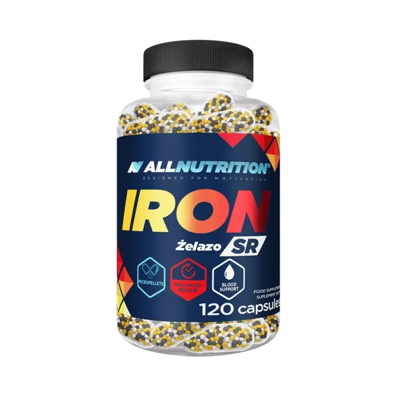 Iron SR - Желязо, Разфасовка 120 caps - Allnutrition