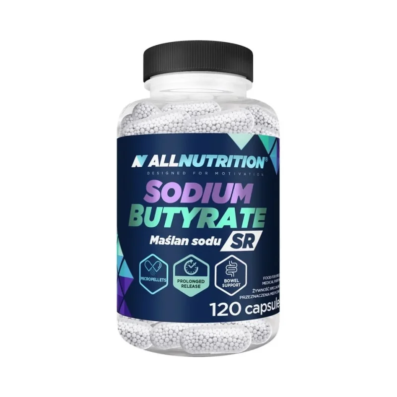 Sodium Butyrate SR - Натрий, Разфасовка 120 caps - Allnutrition