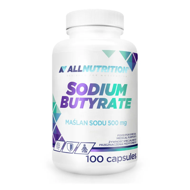 Sodium Butyrate 500mg - Натриев Бутират, Разфасовка 100 caps