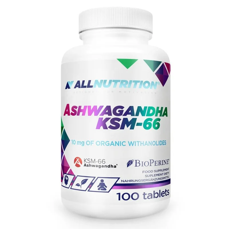 Ashwagandha KSM-66 - Ашваганда, Разфасовка 100 tabs