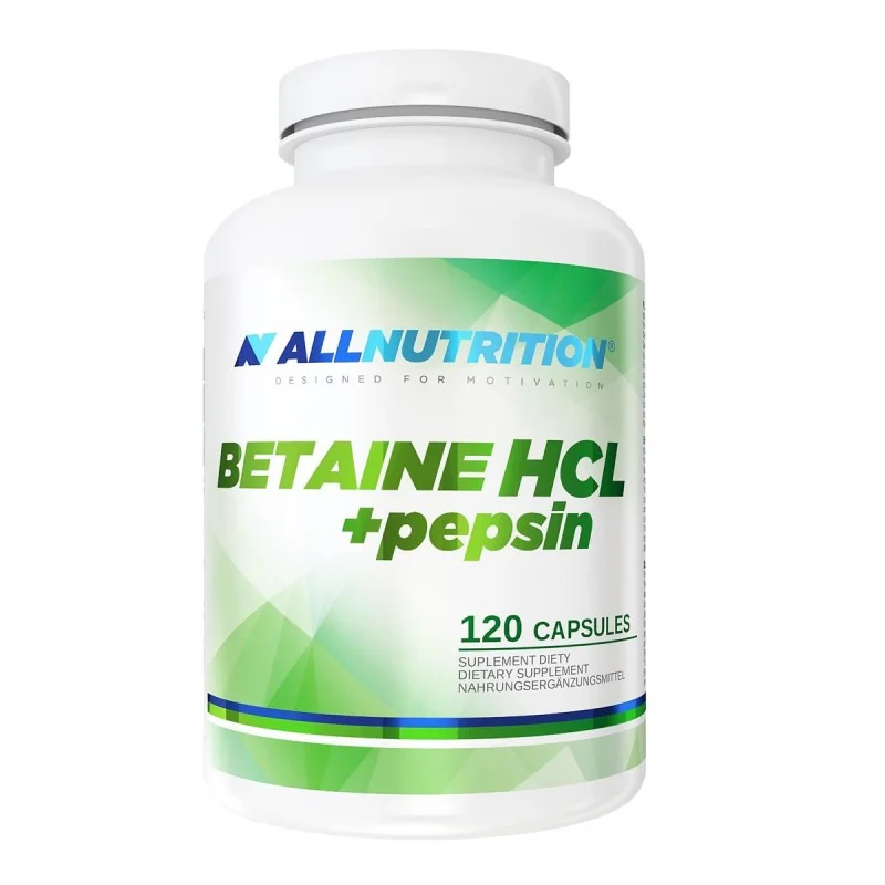 Betaine HCL + Pepsin - Бетаин + Пепсин, Разфасовка 120 caps