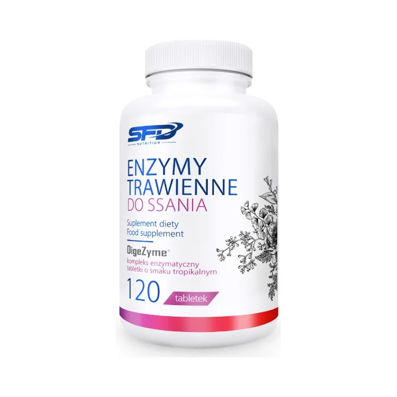 Digestive Enzymes - Храносмилателни Ензими, Разфасовка 120 tabs - SFD
