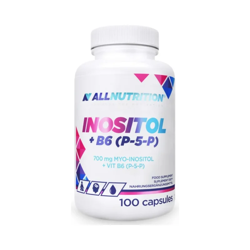 Inositol + B6 (P-5-p) - Инозитол + Витамин B6, Разфасовка 100 caps - Allnutrition