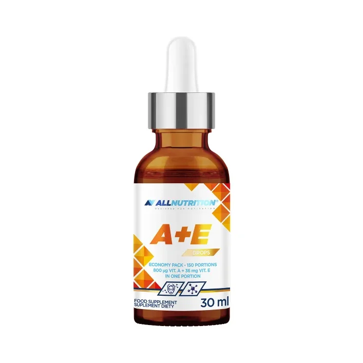 Vitamin A+E Drops - Витамин А+Е Капки, Разфасовка 30 ml - Allnutrition