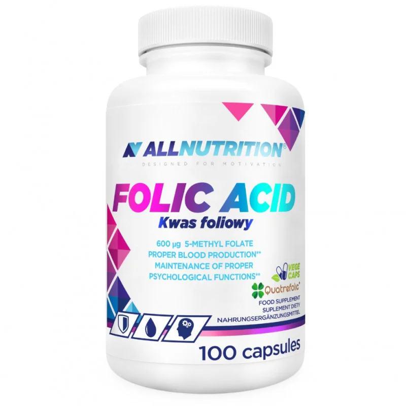 Folic Acid - Фолиева Киселина, Разфасовка 100 caps