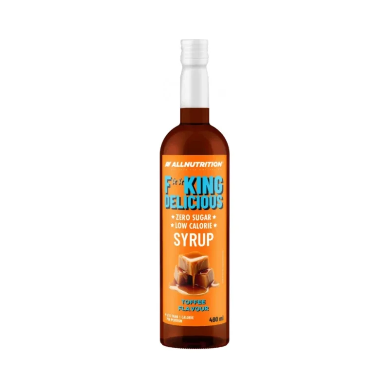F**King Delicious Syrup Zero - Toffee - Диетичен Сироп, Разфасовка 490ml - Allnutrition