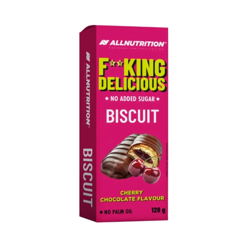 F**King Biscuit - Cherry Chocolate - Диетични Бисквити - Allnutrition