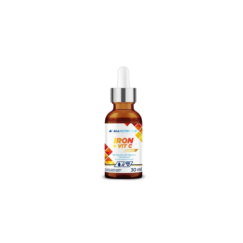 Iron + Vitamin C Drops - Желязо + Витамин Ц, Разфасовка 30ml