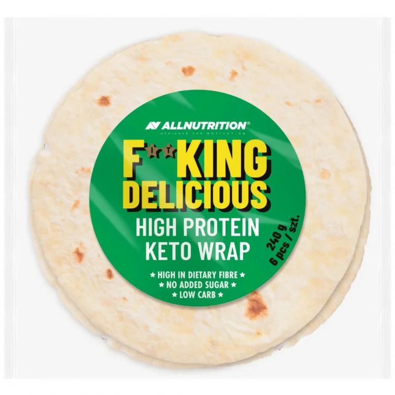 F**King Delicious High Protein Keto Wrap - Протеинова Тортила Рап, Разфасовка 240g